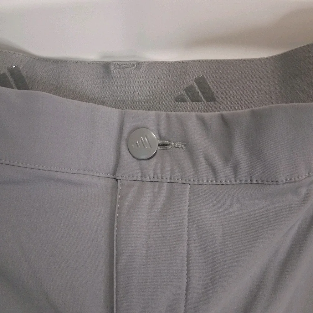Adidas Mens 38x30 Ultimate365 Performance 5 Pocket Golf Pants Stretch Waist Grey